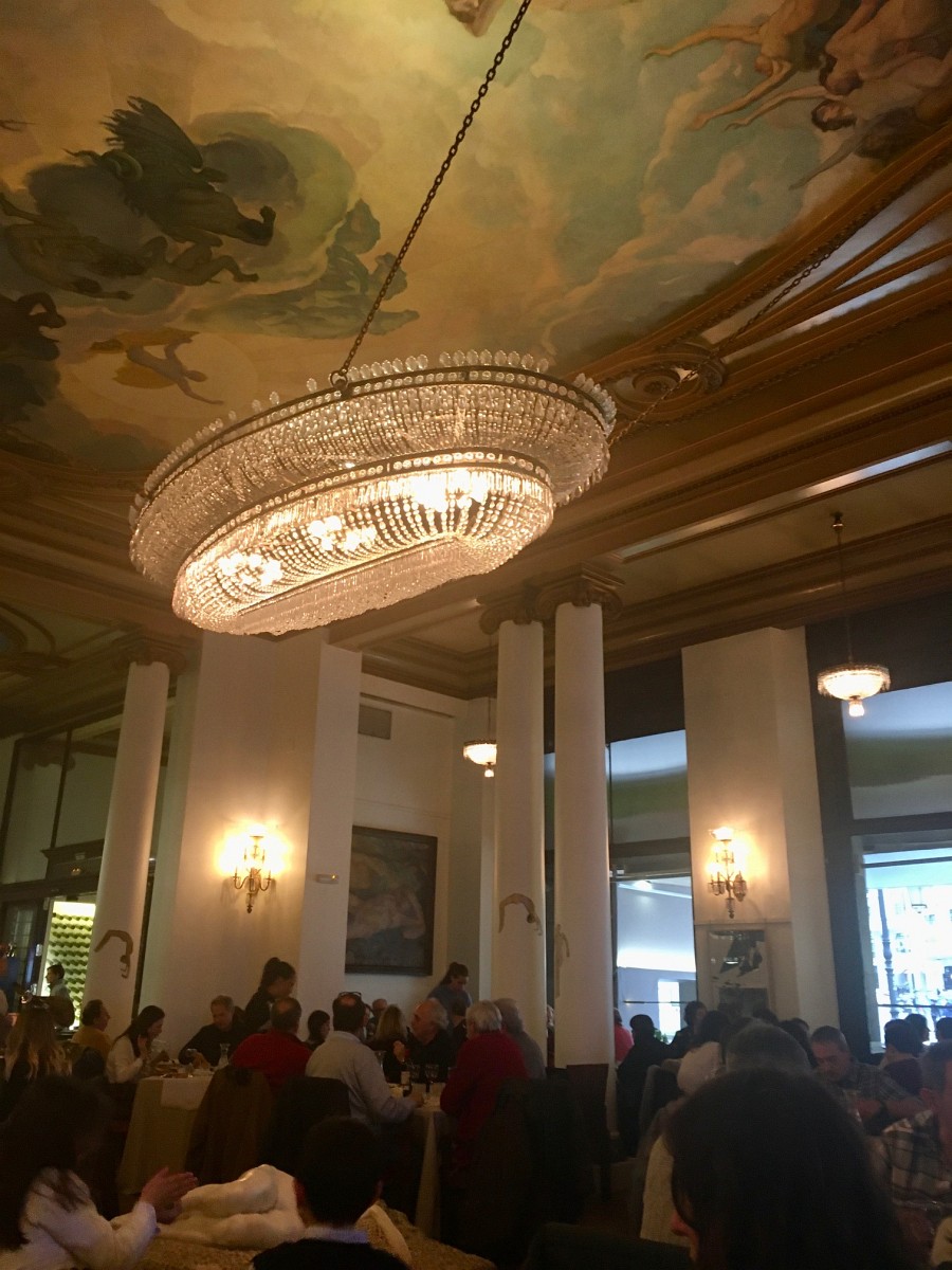 Madridski Círculo de Bellas Artes: restoran „Pecera/Akvarij“